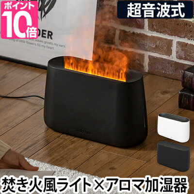 加湿器 超音波加湿器 アロマ スタドラーフォーム ベン 抗菌 卓上 小型 おしゃれ デザイン シンプル 加湿機 暖炉 焚き火風 LED ライト 超音波式 省エネ 静音 Stadler Form Ben