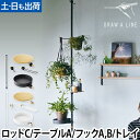 ドローアライン 突っ張り棒 おしゃれ ベーシックセット2 003 テンションロッドC 006 テーブルA 012 フックA 015 フックB 019 トレイ つっぱり棒 伸縮 収納 コートハンガー 観葉植物 玄関収納 テーブル 玄関 リビング 寝室 キッチン DRAW A
