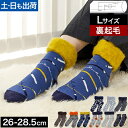 フロムエフ 靴下 暖かい もこもこソックス Lサイズ ルームソックス メンズ 北欧 レディース 極厚 あったかい 厚手 裏起毛 大きい かわいい おしゃれ つま先 縫い目なし 履き口 ゆったり 冬用 防寒 パイル 26cm 27cm 28cm from F ◆メール便配送◆