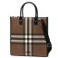 バーバリー BURBERRY ショルダー付 トートバッグ メンズ 8064445 SLIM VERTICAL DENNY スリム ヴァーティカル デニー DARK BIRCH BROWN ブラウン