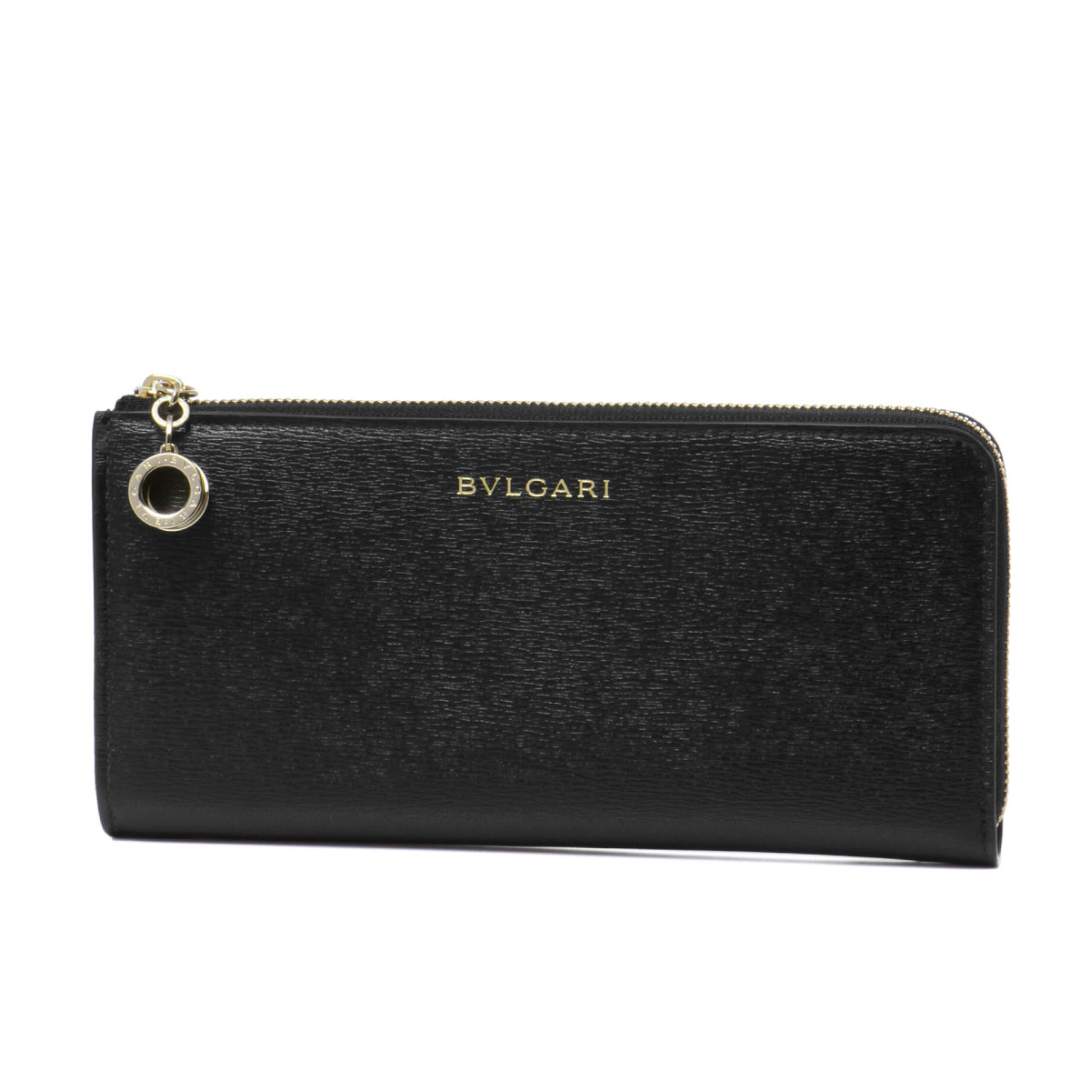 ブルガリ BVLGARI 財布 レディース 288226 L字ファスナー長財布 BZERO1 ビーゼロワン BLACK/BLACK/LIGHT GOLD ブラック