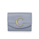 クロエ CHLOE 財布 レディース CHC21SP088 E01 4C1 三つ折り財布 CHLOE C クロエ シー GENTLE BLUE ブルー