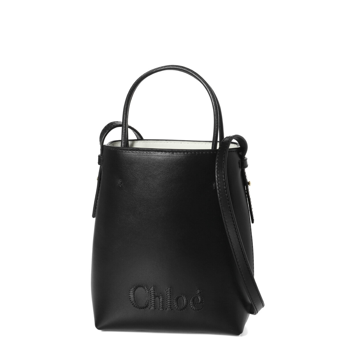 クロエ CHLOE ショルダー付 ハンドバッグ レディース CHC23UP873 I10 001 CHLOE SENSE クロエ センス マイクロ BLACK ブラック