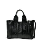 クロエ CHLOE ショルダー付 トートバッグ レディース CHC24WS438 N84 001 WOODY ウッディ スモール BLACK ブラック