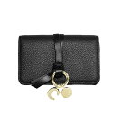 クロエ CHLOE カードケース レディース CHC21WP015 F57 001 ALPHABET アルファベット BLACK ブラック
