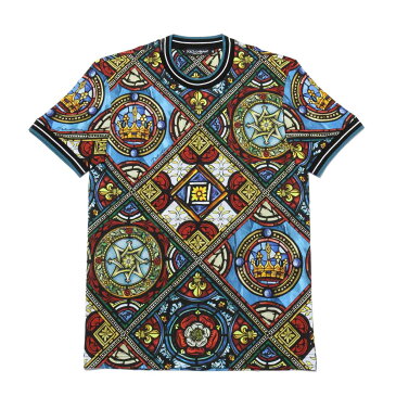 ドルチェアンドガッバーナ DOLCE&GABBANA Tシャツ メンズ G8KC0T FS7TU HH95C 半袖Tシャツ MULTICOLOR マルチカラー