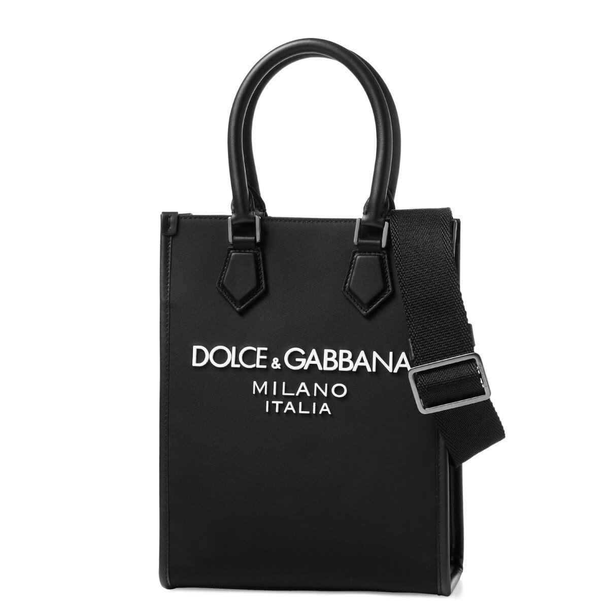 ドルチェアンドガッバーナ DOLCE&GABBANA ショルダー付 トートバッグ メンズ BM2123 AG182 8B956 スモール NERO/NERO ブラック