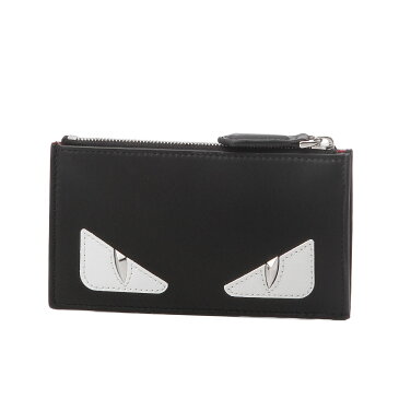 フェンディ FENDI カードケース メンズ 7M0227 A3DV F0CQT NERO+BIANCO+PALLADIO ブラック