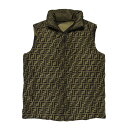フェンディ FENDI アウター メンズ FAA581 A79O F13IZ ダウンベスト TABACCO/MORO グリーン