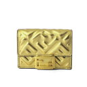 フェンディ FENDI 財布 レディース 8M0395 AAF2 F171Q 三つ折り財布 マイクロ ORO+ORO VIBRATO ゴールド
