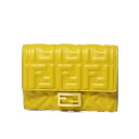 フェンディ FENDI 財布 レディース 8M0419 AAJD F192E 二つ折り財布 ミディアム MIMOSA+ORO SOFT イエロー