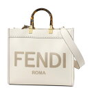 フェンディ 革トートバッグ レディース フェンディ FENDI バッグ レディース 8BH386 ABVL F0K7E ショルダー付 トートバッグ ミディアム SUNSHINE サンシャイン BIANCO ICE ホワイト