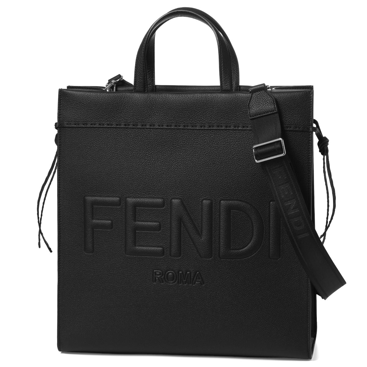 tFfB FENDI V_[t g[gobO fB[X 7VA583 AMAC F0GXN GO TO SHOPPER S[ gD[ Vbp[ ~fBA NERO+PALLADIO ubN