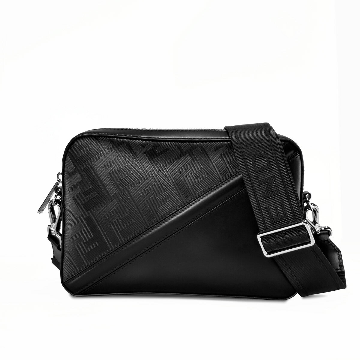 Rakuten - フェンディ FENDI ショルダーバッグ メンズ 7M0286 AQW1 F0GXN DIAGONAL ダイアゴナル ミディアム BLACK+PALLADIUM ブラック
