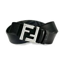 フェンディ FENDI ベルト メンズ 7C0488 AFFF2 F0GXN NERO+PALLADIO ブラック