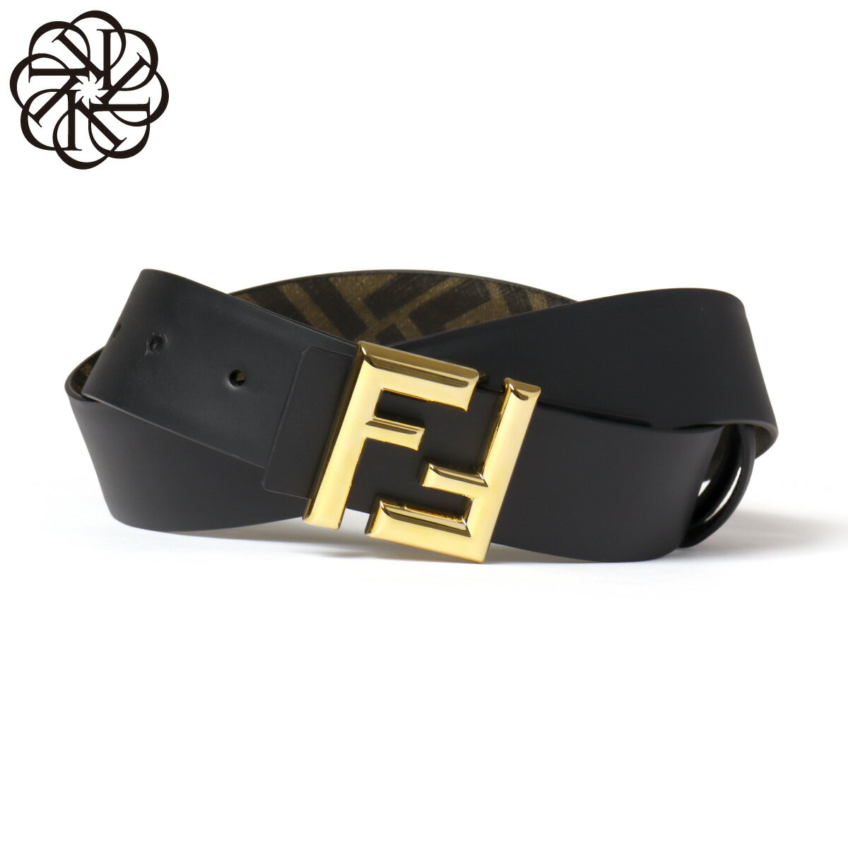 Rakuten - フェンディ FENDI ベルト メンズ 7C0488 AFF2 F1A94 BLACK+TOBACCO BROWN ブラック