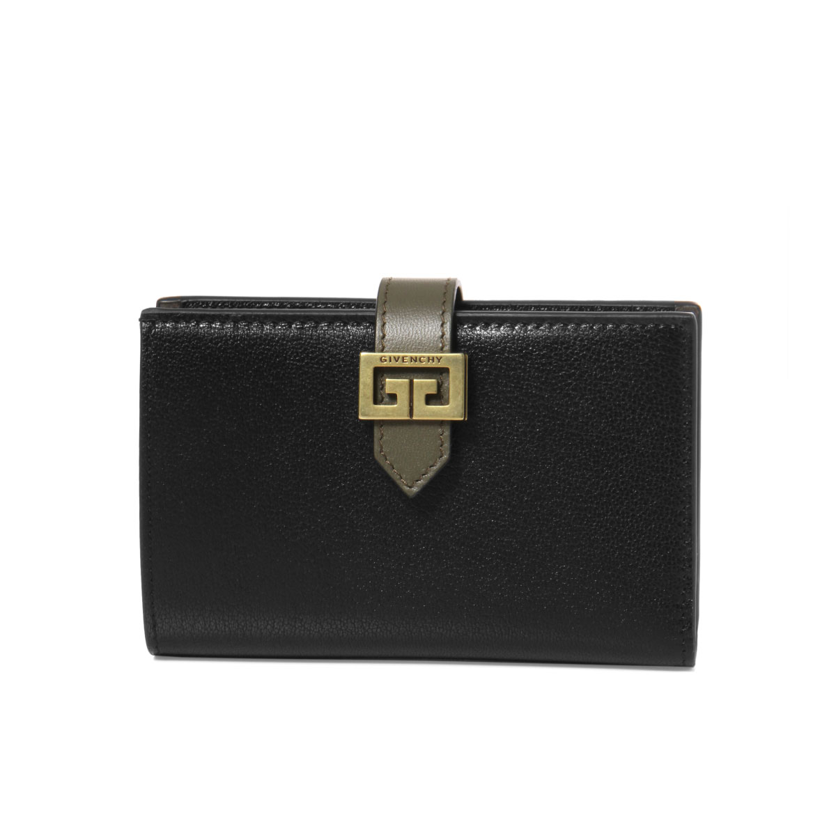 気質アップ ジバンシー Givenchy 財布 レディース 601gb056 002 二つ折り財布 ミディアム Gv3 ジーブイスリー Black Grey ブラック グレー 公式店舗 Albertanorthtransport Com