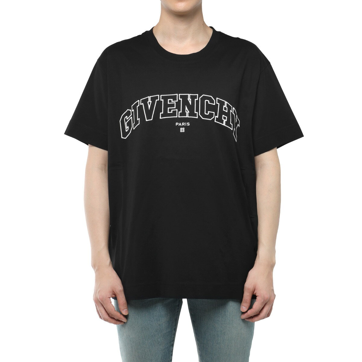 ジバンシー GIVENCHY 半袖Tシャツ メンズ BM71CW3Y6B 001 BLACK ブラック 2