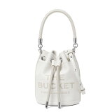 ޡ ֥ MARC JACOBS Хå ǥ 2S3HCR058H03 140  ХåȥХå ߥ THE LEATHER BUCKET  쥶 Хå COTTON/SILVER ۥ磻