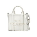 マーク ジェイコブス MARC JACOBS ショルダー付 トートバッグ レディース H053L01RE22 140 THE LEATHER TOTE ザ レザー トート ミニ COTTON/SILVER ホワイト