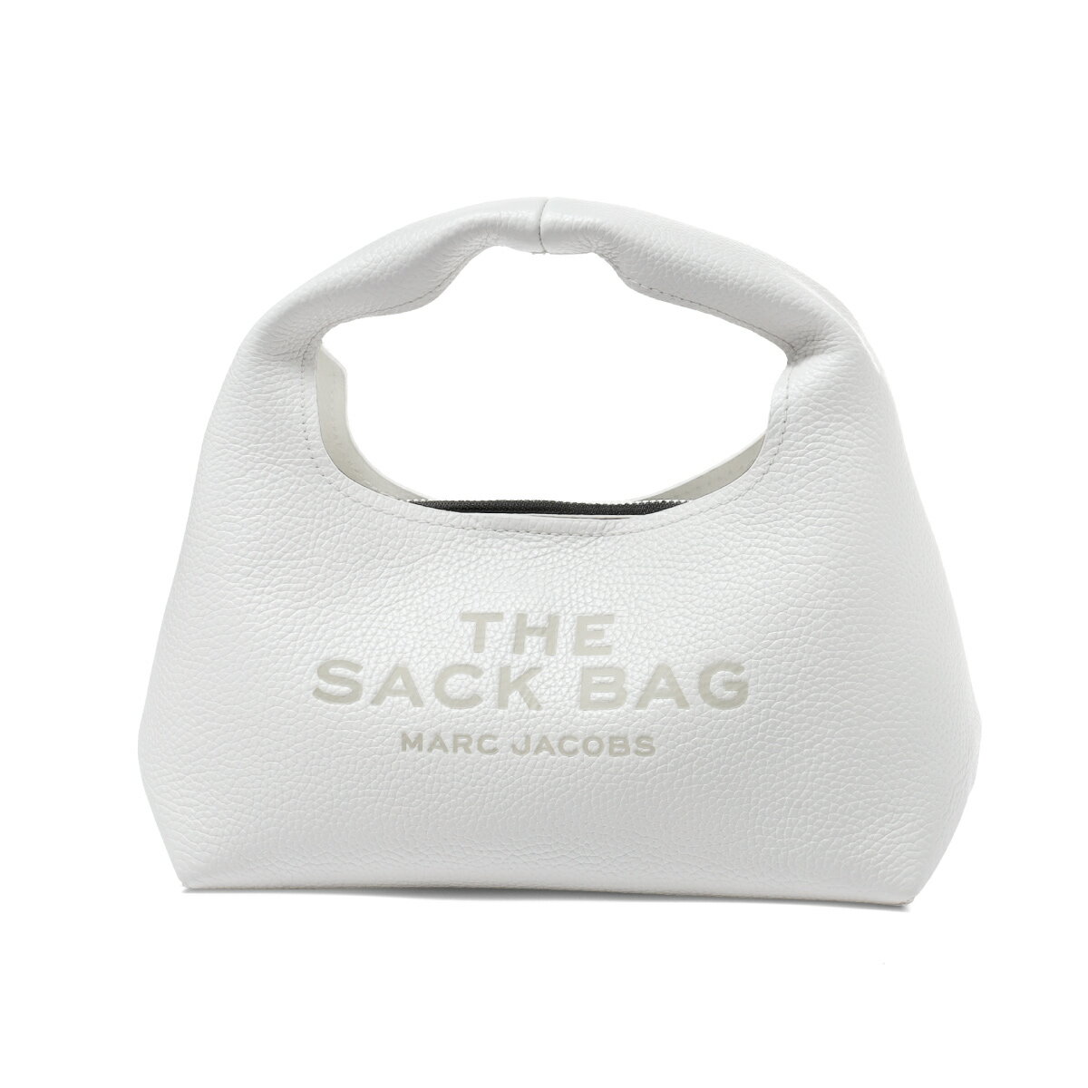 マーク ジェイコブス MARC JACOBS ハンドバッグ レディース 2F3HSH020H01 100 THE LEATHER SACK ザ レザー サック ミニ WHITE ホワイト