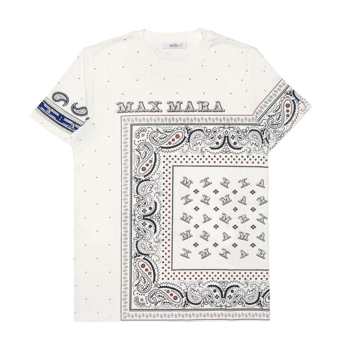 マックス マーラ MAX MARA Tシャツ レディース 19760119 650 005 半袖Tシャツ ORESTE オレステ SILK ホワイトのサムネイル