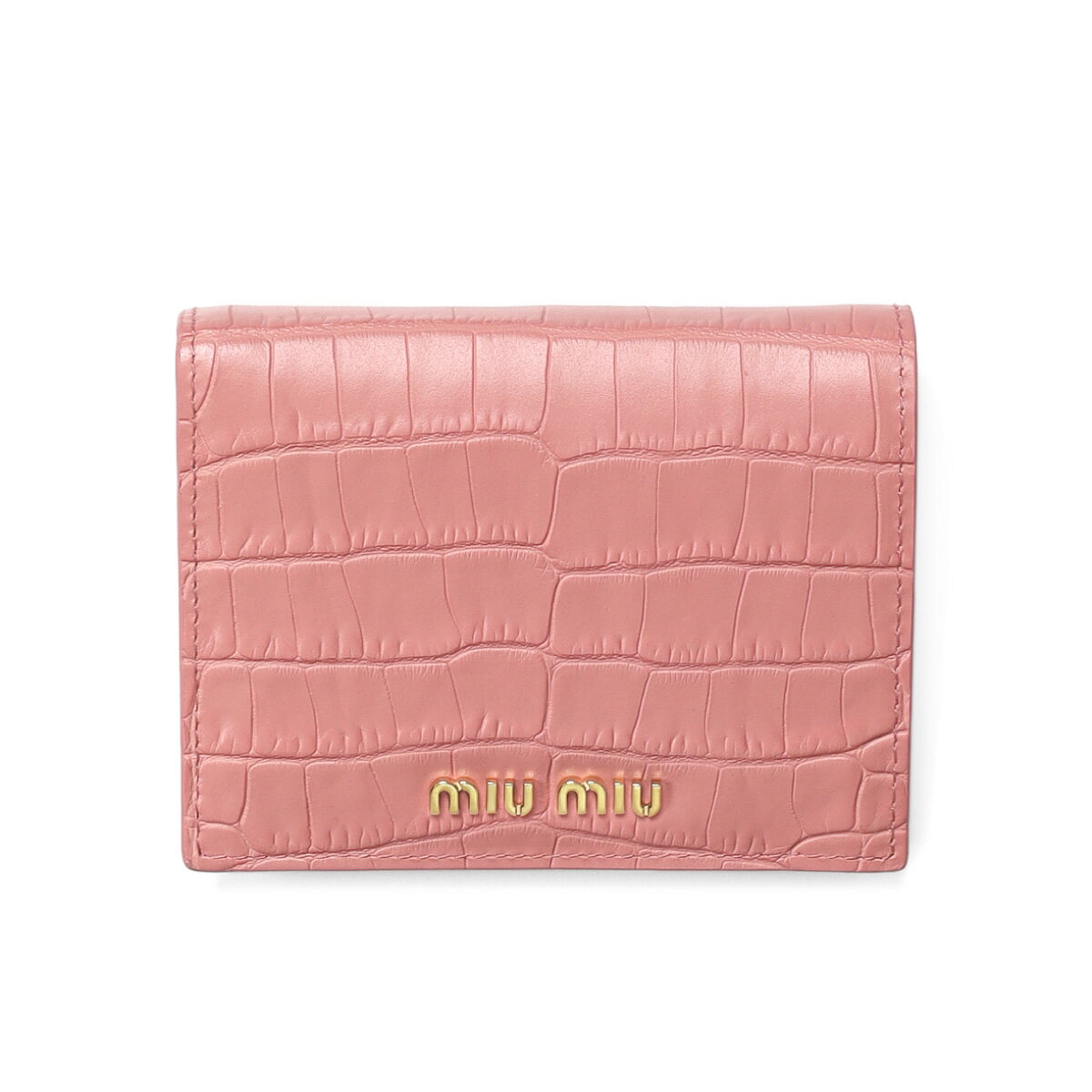 ミュウ ミュウ MIU MIU 財布 レディース 5MV204 2B8G F0028 二つ折り財布 ST.COCCO ROSA ピンク