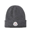 モンクレール MONCLER ニットキャップ メンズ 0029900 02309 912 DARK GREY グレー