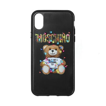 モスキーノ MOSCHINO iPhoneXケース レディース 7977 8351 1555 BLACK ブラック