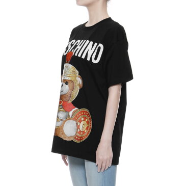 モスキーノ MOSCHINO Tシャツ レディース 0703 5540 1555 半袖Tシャツ BLACK ブラック