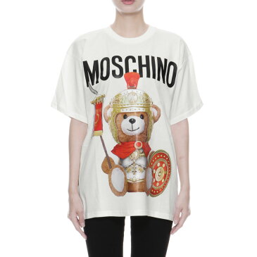 モスキーノ MOSCHINO Tシャツ レディース 0703 5540 1002 半袖Tシャツ WHITE ホワイト