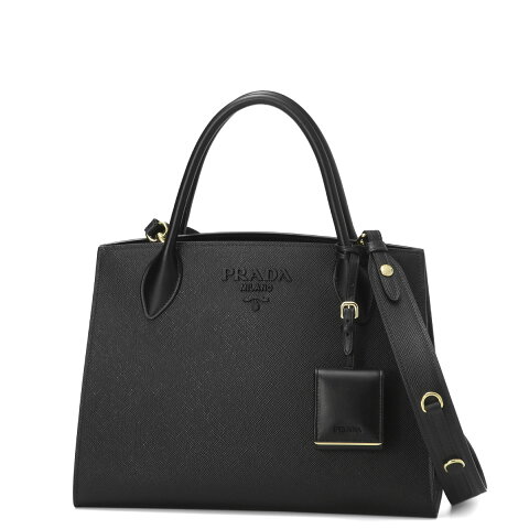 プラダ PRADA バッグ レディース 1BA155 2ERX F0002 ショルダー付 ハンドバッグ NERO ブラック