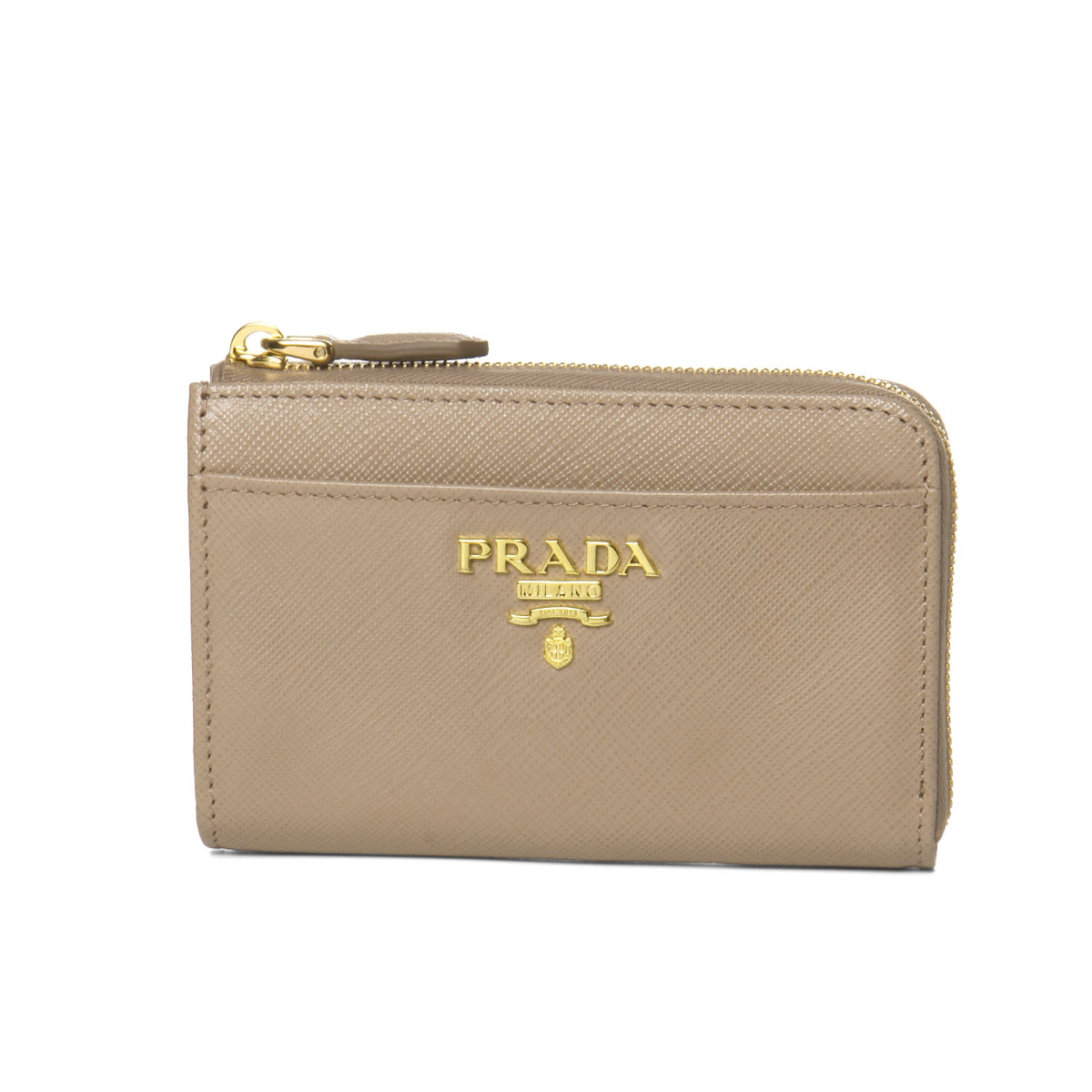50 Off プラダ Prada キーケース レディース 1pp122 Qwa F0236 Saffiano Metal Cipria ベージュ 人気特価激安 Www Amir Org Rw