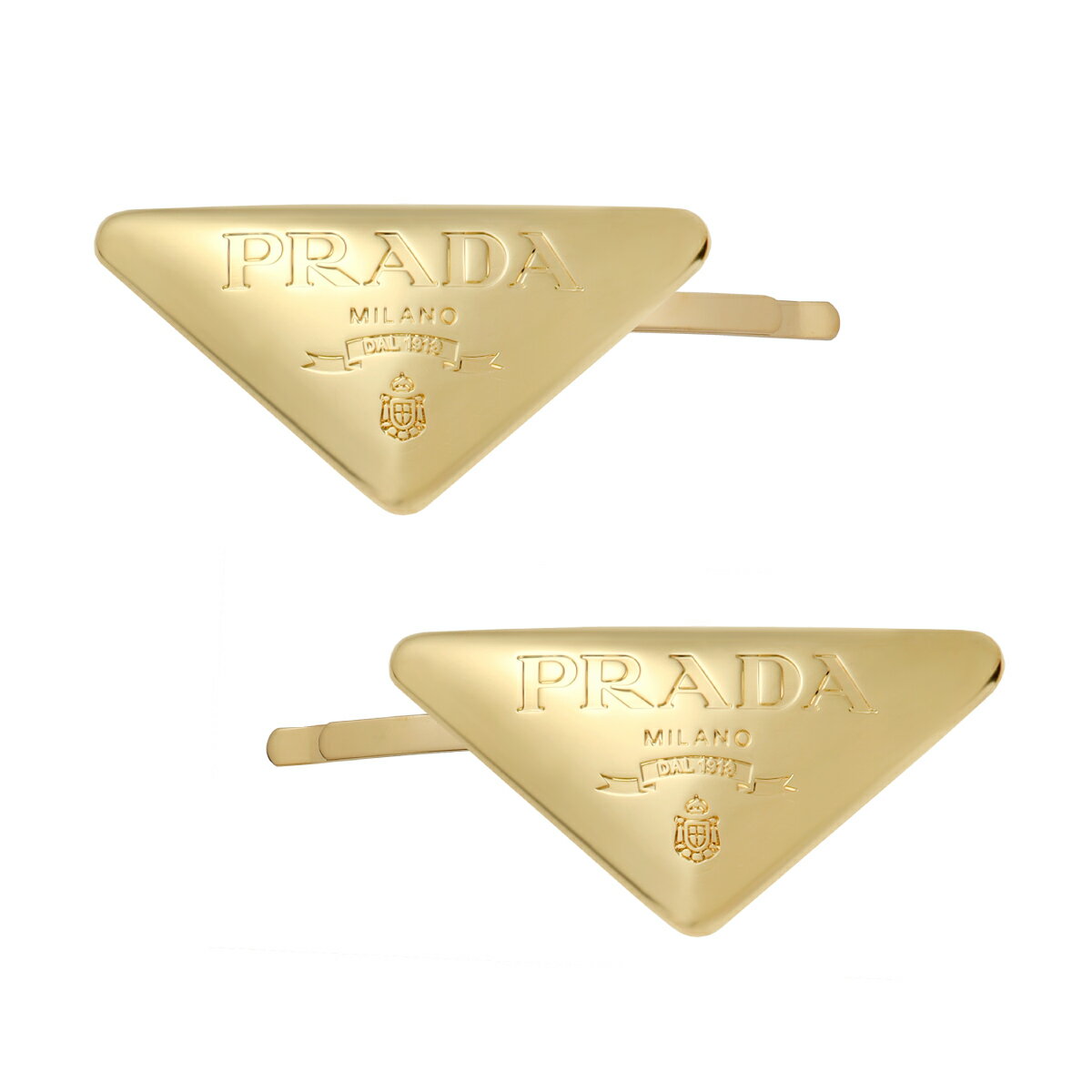 プラダ PRADA ヘアクリップ レディース 1IF104 2CK7 F0056 ORO ゴールド