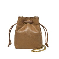 ステラ マッカートニー STELLA McCARTNEY バッグ レディース 700204 W9355 2200 ショルダー付 バケットバッグ マイクロ FALABELLA ファラベラ PECAN ブラウン