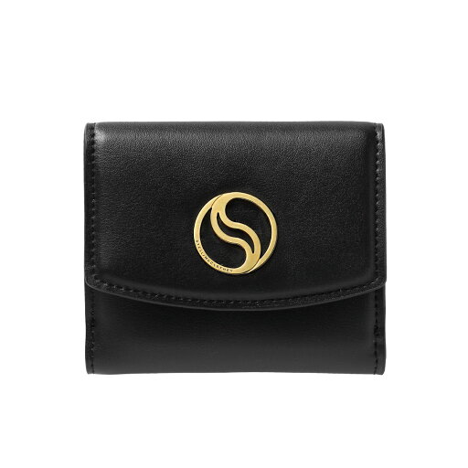 ステラマッカートニー STELLA McCARTNEY 二つ折り財布 レディース 7P0019 WP0109 1000 S-WAVE エス-ウェーブ BLACK ブラック ステラマッカートニー STELLA McCARTNEY 二つ折り財布 レディース 7P0019 WP0109 1000 S-WAVE エス-ウェーブ BLACK ブラック