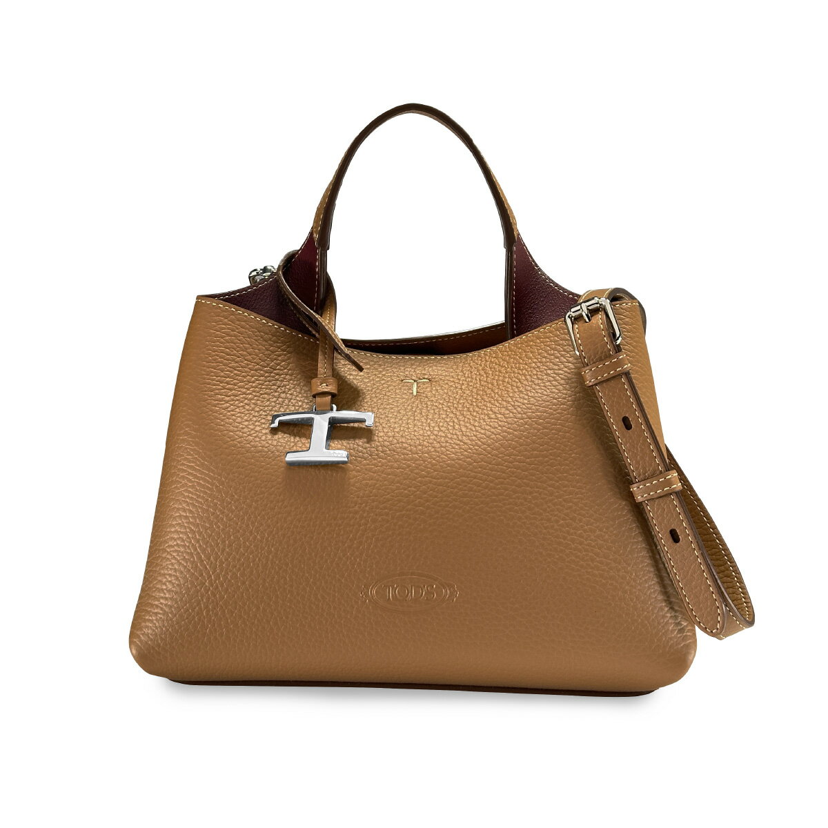 トッズ TODS ショルダー付 ハンドバッグ レディース XBWAPAEL000QRI9P13 T TIMELESS ティー タイムレス マイクロ BROWN ブラウン