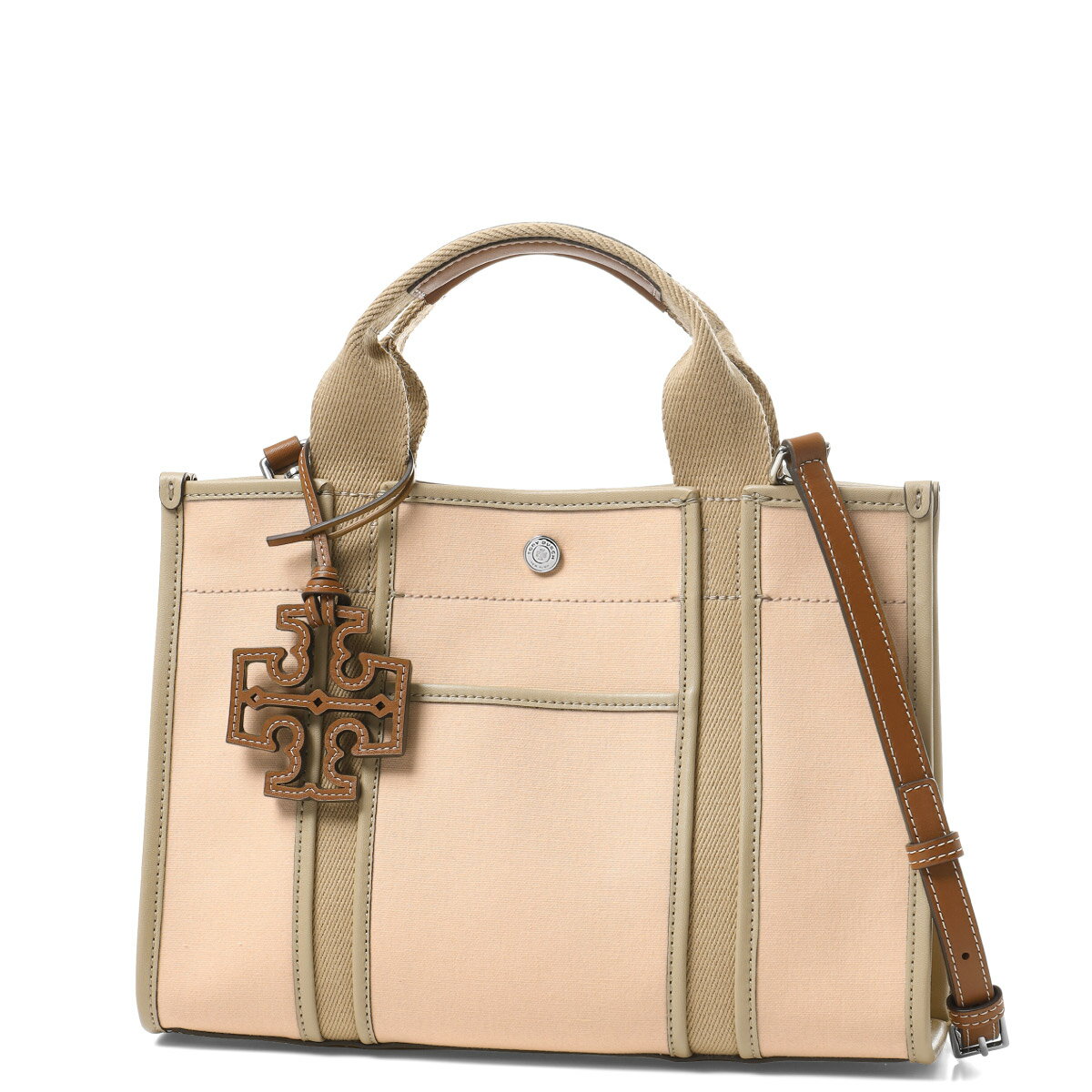 トリーバーチ ハンドバッグ トリーバーチ TORY BURCH ショルダー付 トートバッグ レディース 142577 654 TWILL ツイル スモール COY PINK ピンク