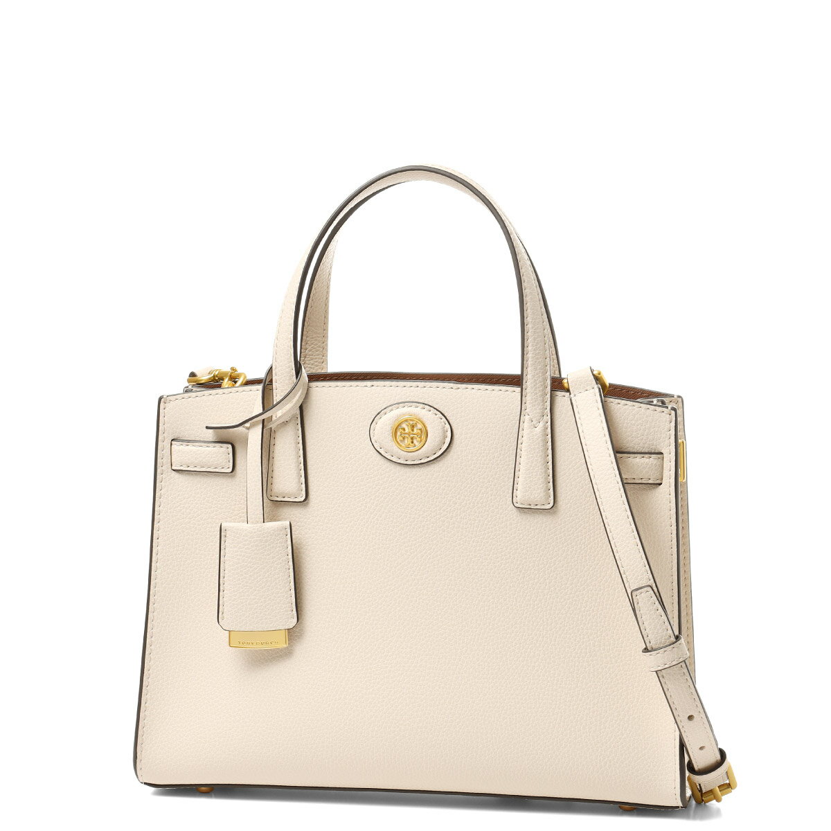 トリーバーチ TORY BURCH ショルダー付 ハンドバッグ レディース 143194 122 ROBINSON ロビンソン スモール NEW CREAM ベージュ