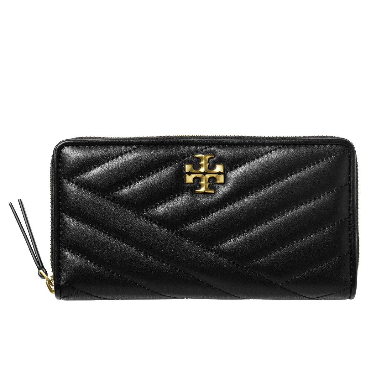 トリーバーチ 財布（レディース） トリー バーチ TORY BURCH ラウンドファスナー長財布 レディース 90348 001 KIRA キラ BLACK ブラック