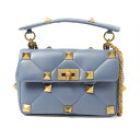 ヴァレンティノ VALENTINO バッグ レディース B0I82BSF 56Y ショルダー付 ハンドバッグ ミディアム ROMANSTUD ローマンスタッド NIAGARA ブルー