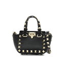 ヴァレンティノ VALENTINO バッグ レディース P0Y28BOL 0NO ショルダー付 ハンドバッグ マイクロ ROCKSTUD ロックスタッズ NERO ブラック