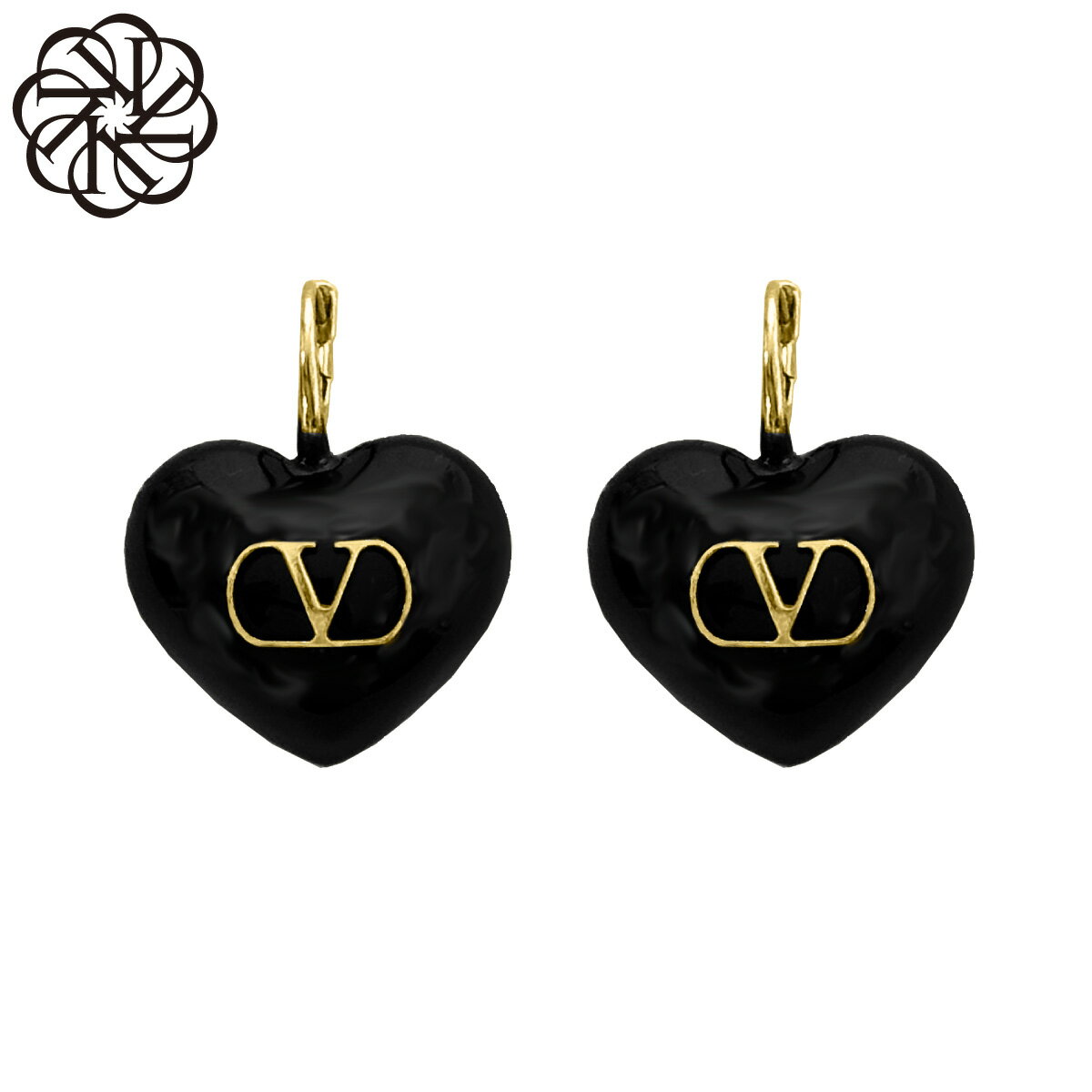 ヴァレンティノ VALENTINO ピアス レディース J0AE4MJP 0RN ORO/NERO ゴールド/ブラック(4.0)