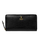 ヴィヴィアン ウエストウッド VIVIENNE WESTWOOD ラウンドファスナー長財布 レディース 51050022U L004F N401 BLACK ブラック