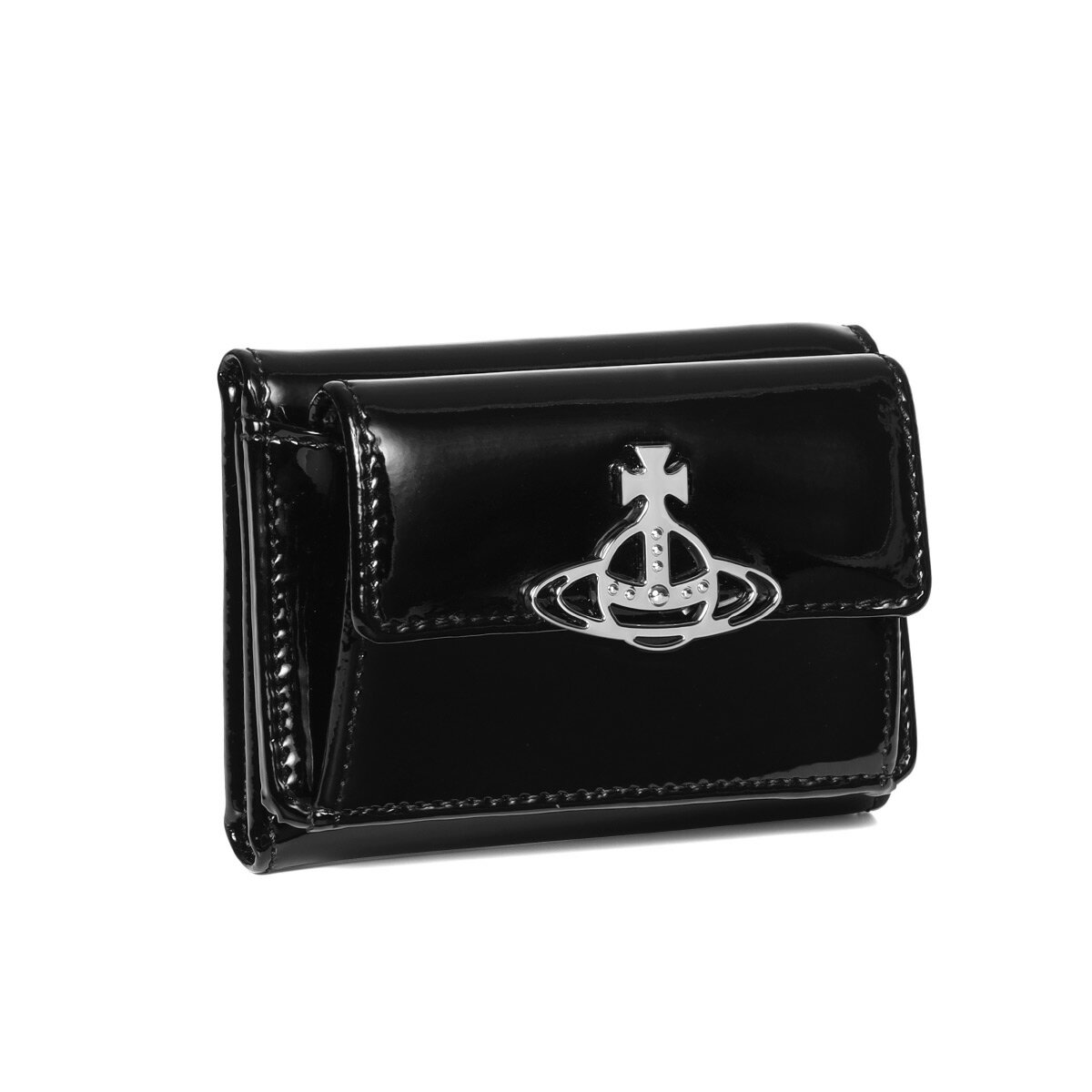 ヴィヴィアン ウエストウッド VIVIENNE WESTWOOD 三つ折り財布 レディース 52010013 L001O N403 スモール BLACK ブラック