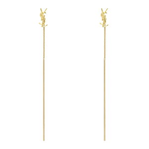 サン ローラン SAINT LAURENT アクセサリー レディース 618031 Y1500 8030 ピアス OPYUM オピウム GOLD ゴールド