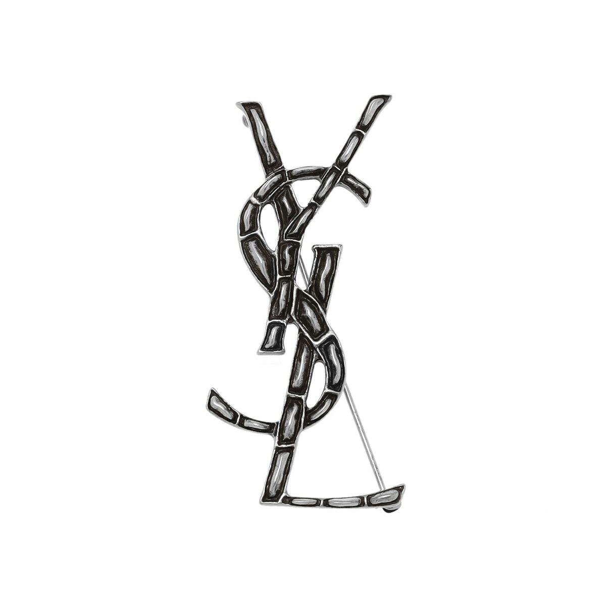 サン ローラン SAINT LAURENT ブローチ レディース 470371 Y1500 8142 OPYUM オピウム ARGENT OXYDE シルバーのサムネイル