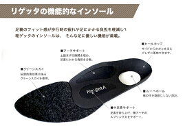 リゲッタアーモンドトゥ・ストレッチパンプス5cm7cmコンフォート歩きやすい疲れない甲広幅広日本製Regettaパンプス立ち仕事通勤外反母趾大きいサイズ走れる