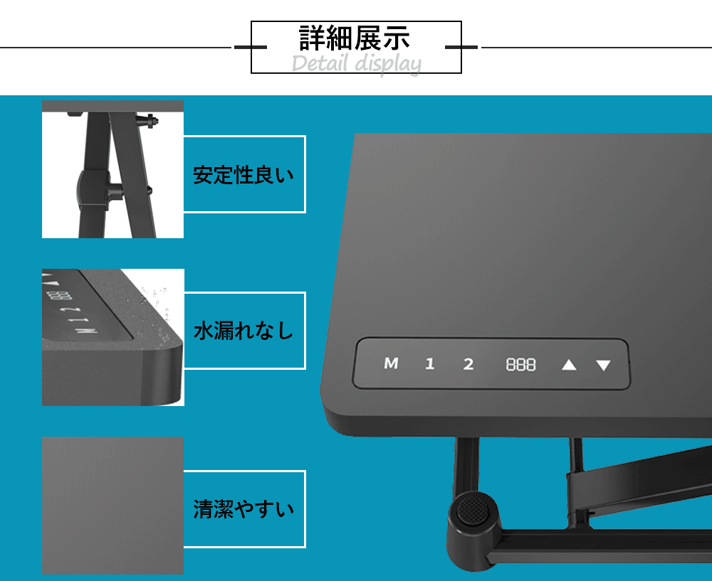 【送料無料】VM-MD02E 折りたたみ式ノートパソコンスタンド ベッドテーブル ローテーブル 机上台 高さ 角度調節可能 多機能 高品質の値 テクスチャ テレスコピック調節可能 パソコンデスク 省スペース デスク 折りたたみ キャスター付き PCラック パソコンテーブル