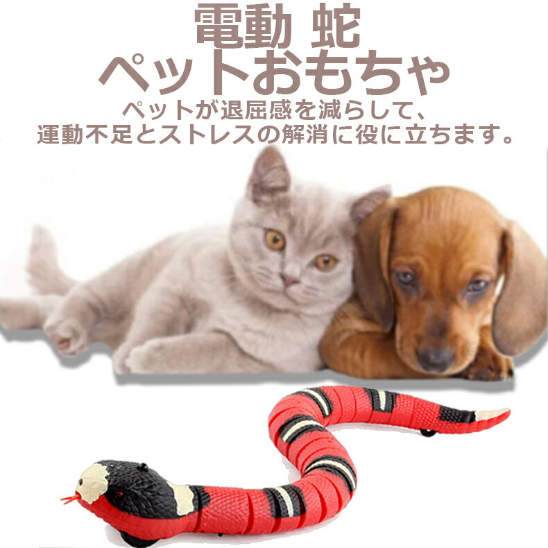 材質:プラスチック 充電方法：USB充電（USB充電コート付き） 充電時間：30分（一回の充電で、約60分のご使用） 内蔵電池：3.7V/150mAh 商品サイズ：長さ39cm*4cm ♪運動不足とストレスの解消するだけではなく猫の頭脳を鍛える知育効果もあります ♪電動蛇を追いかけて、ネコちゃんが夢中に遊べます